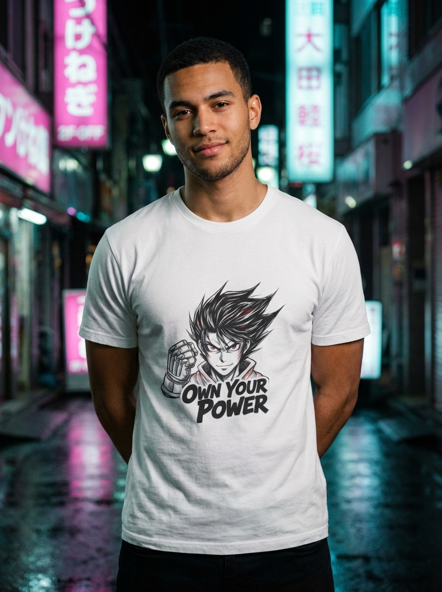 Anime Shirt | Hand-Drawn Sketch for Anime Fans | Empowering Gift | Unisex Graphic Tee