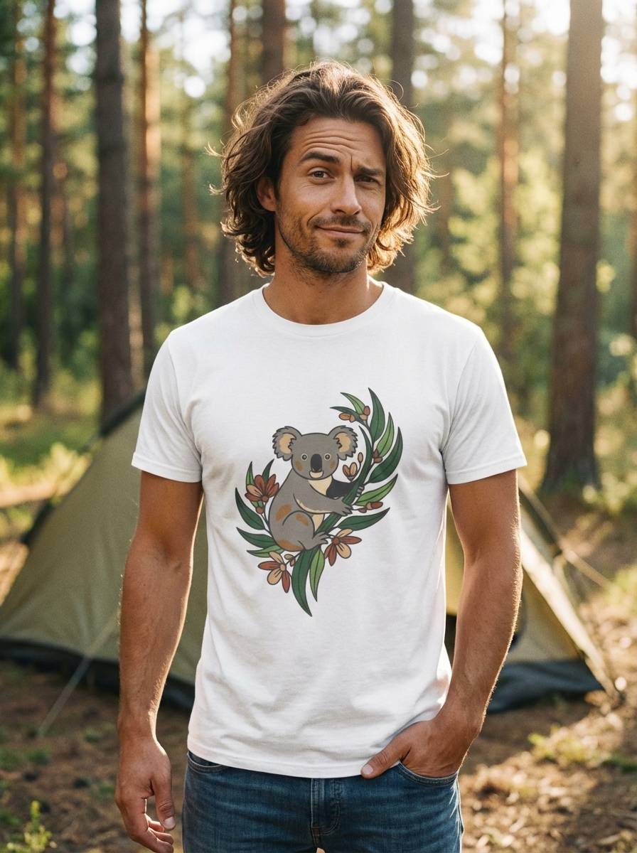 Australian Koala Illustration Unisex T-Shirt