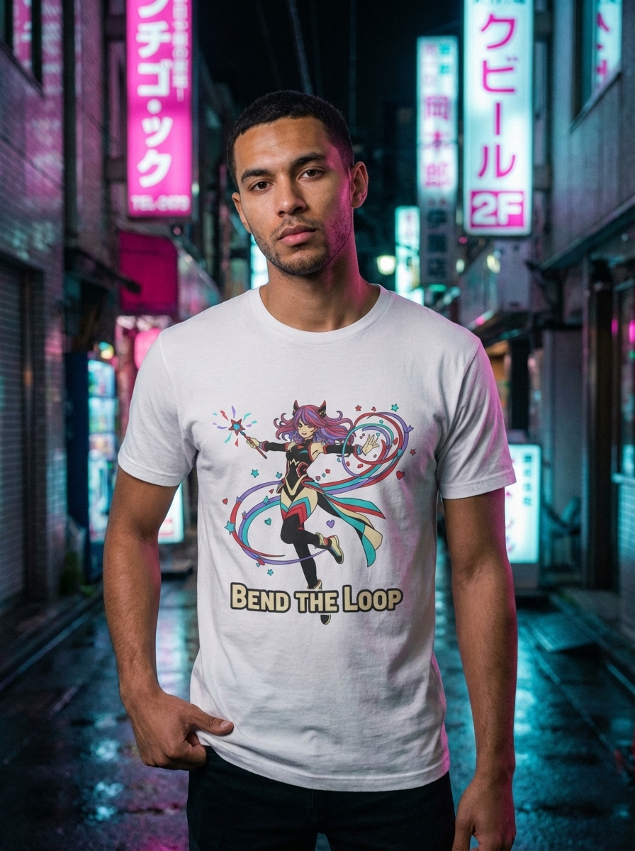 Bend the Loop - Reality Warp Unisex Softstyle T-Shirt