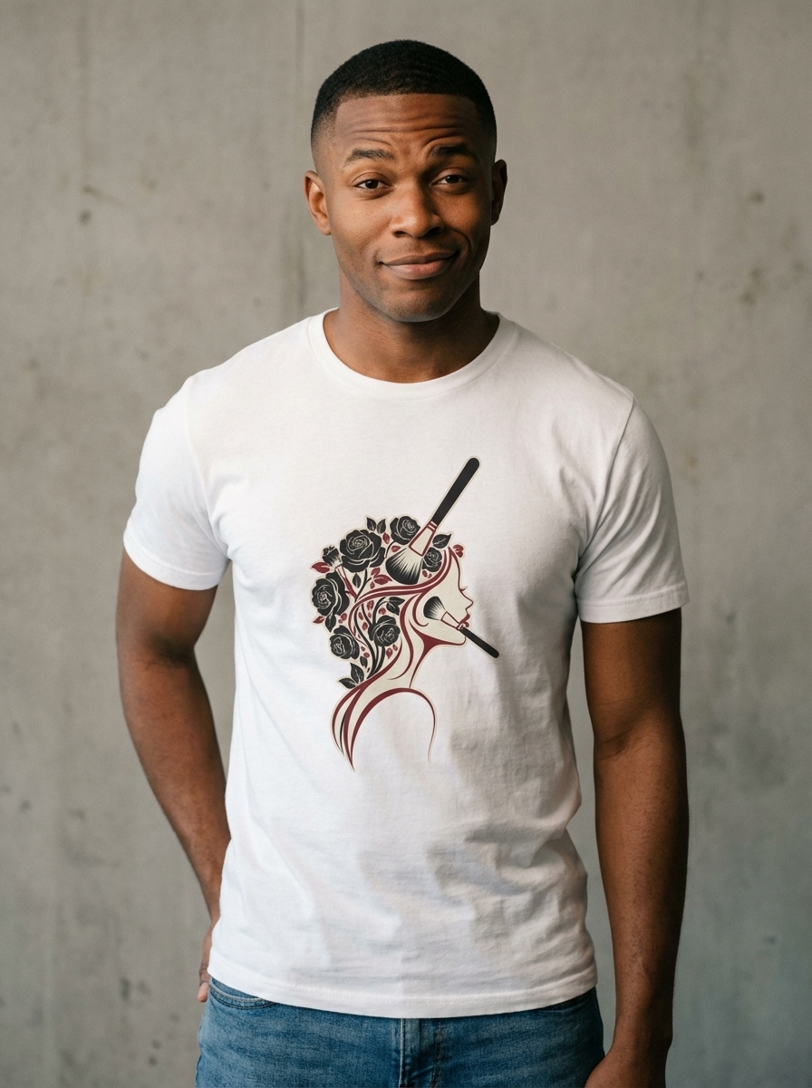 Chic Beauty & Makeup Culture Graphic Tee