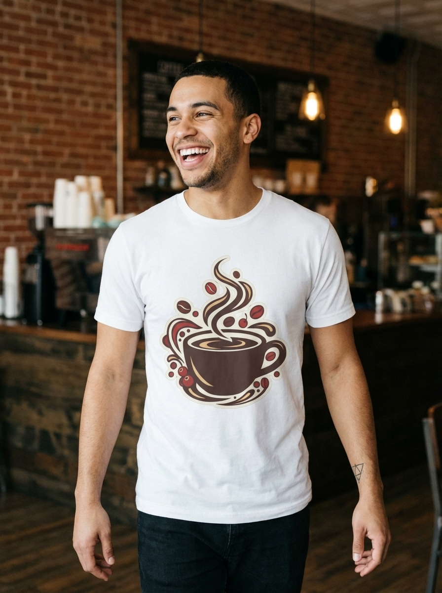 Coffee Culture Graphic Unisex Softstyle T-Shirt
