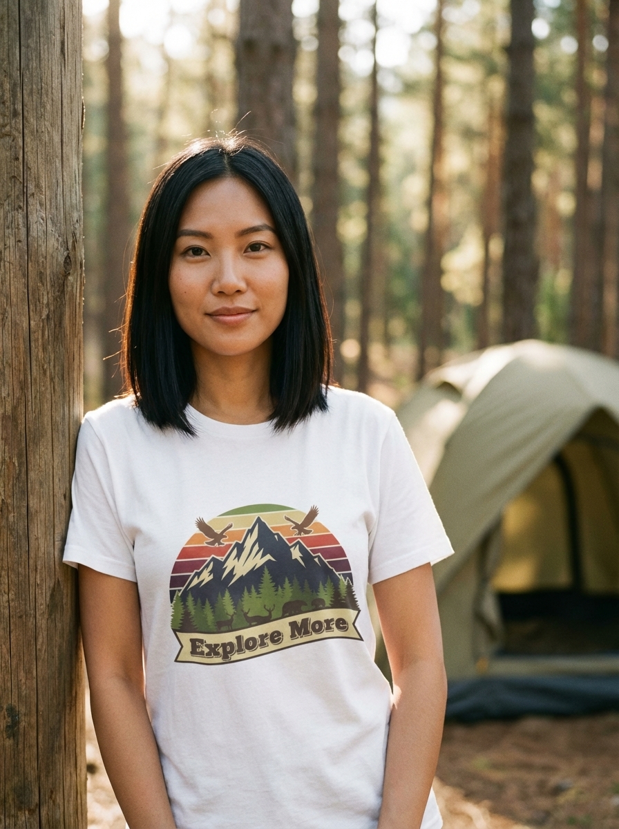 Explore More - Retro National Park Adventure Graphic T-Shirt