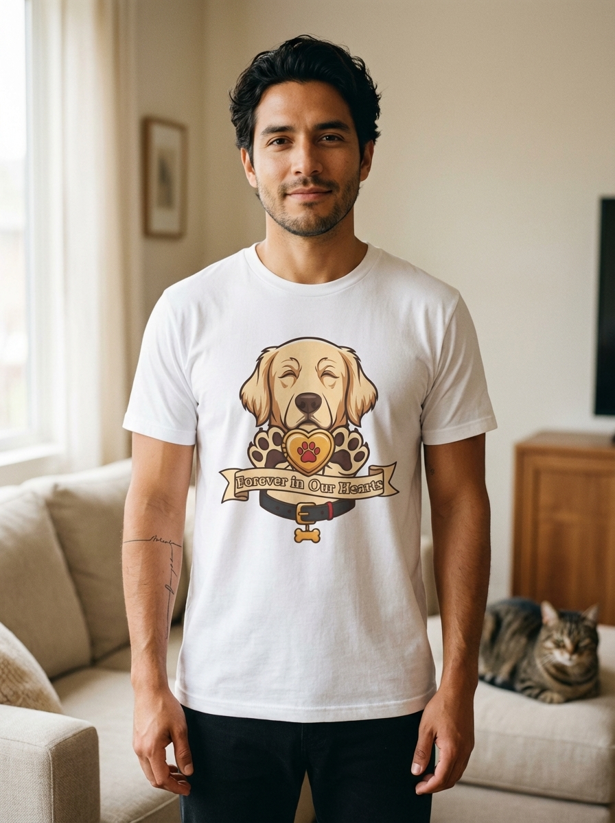 Forever in Our Hearts - Pets & Pet Lovers / Pet memorial tees Unisex Softstyle T-Shirt