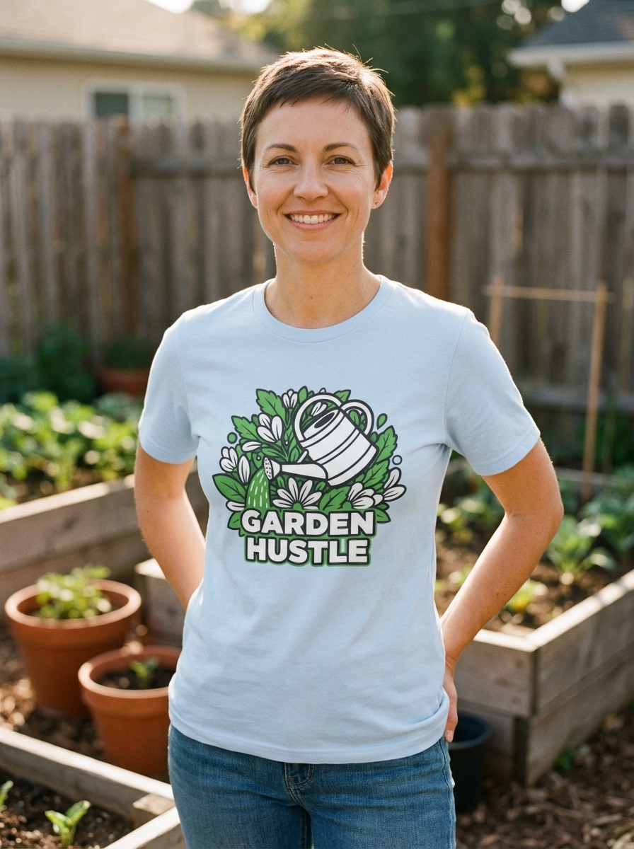 Garden Hustle Streetwear Tee