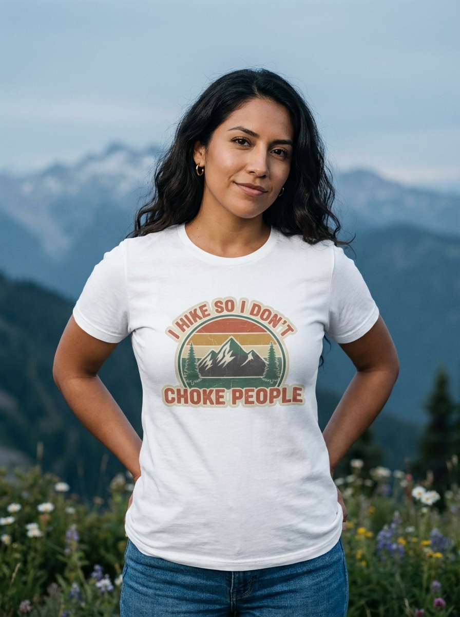 Hiking Shirt | vintage distressed trail joke | funny gift for hikers | unisex tee