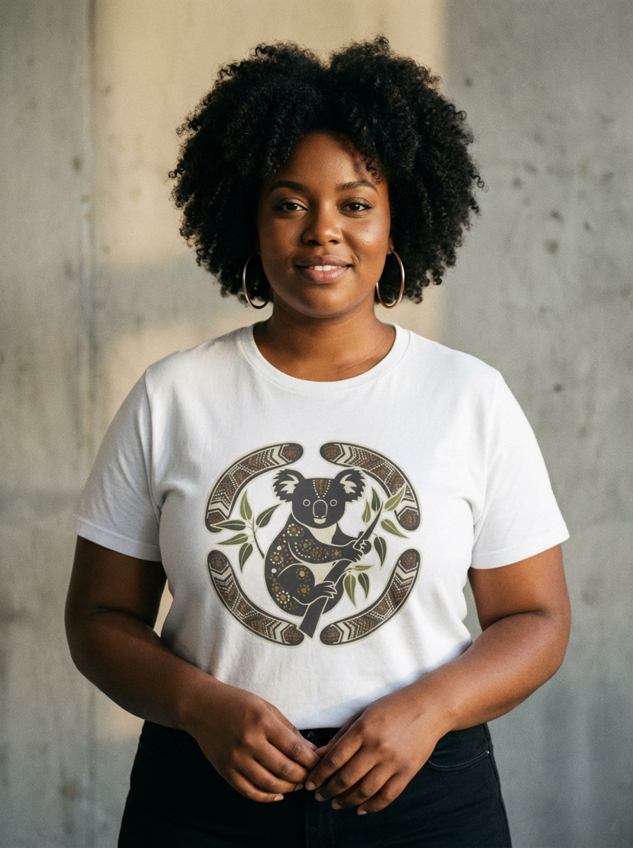Koala & Eucalyptus Australian Nature T-Shirt