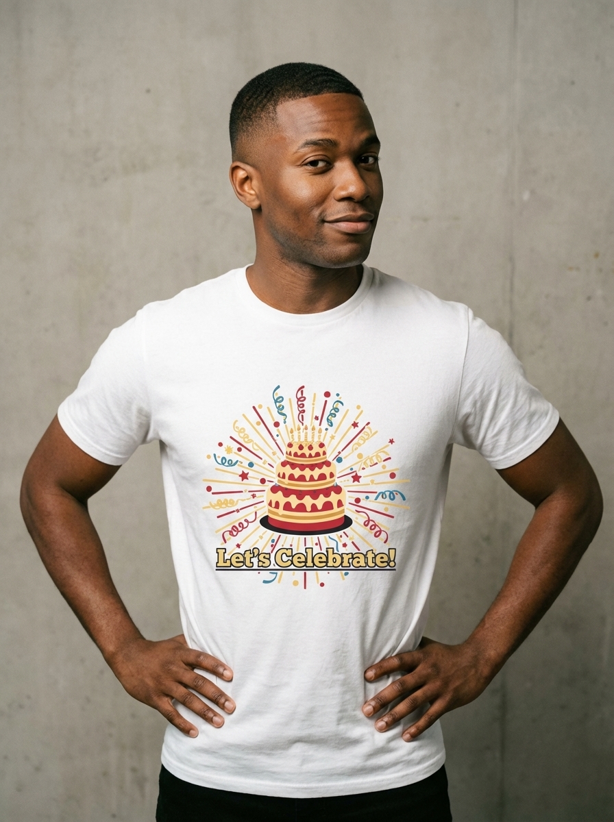 Let's Celebrate! - Vibrant Birthday Celebration Unisex Softstyle T-Shirt
