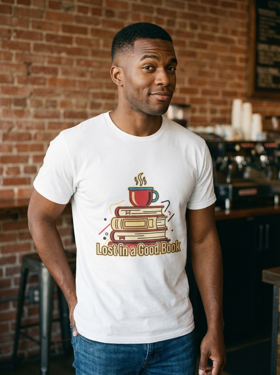 Lost in a Good Book - Book Lovers' Unisex Softstyle T-Shirt