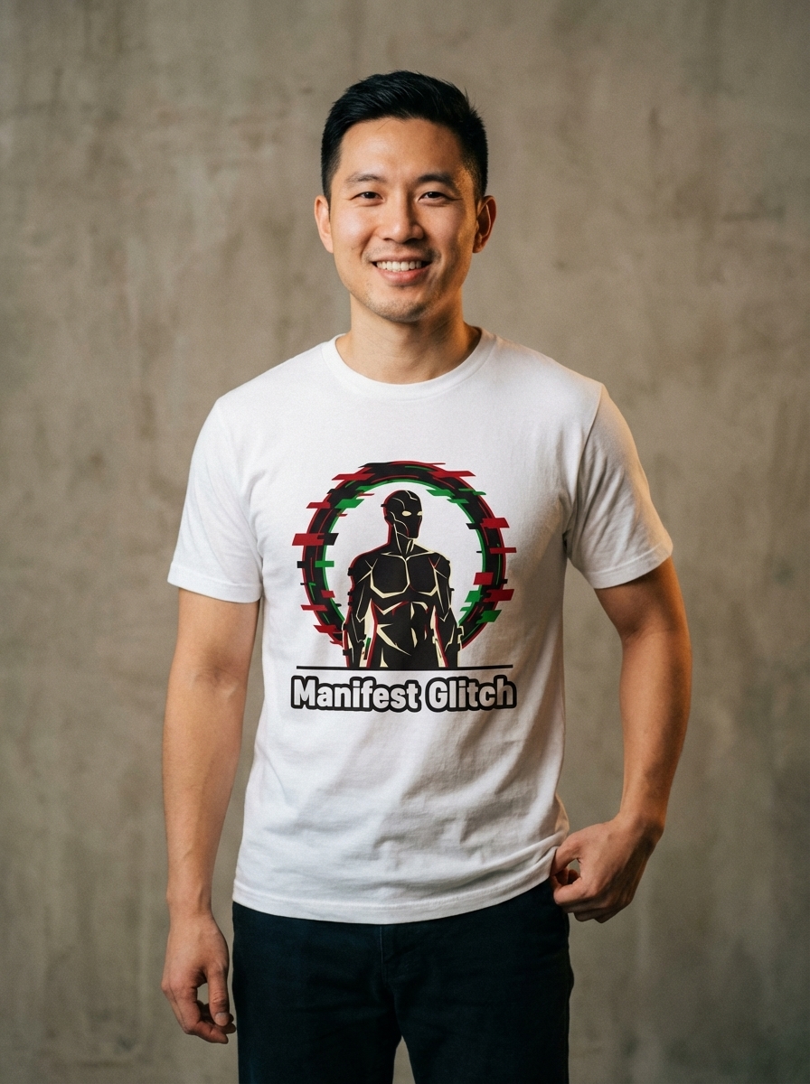 Manifest Glitch - Glitch Aura Unisex Softstyle T-Shirt