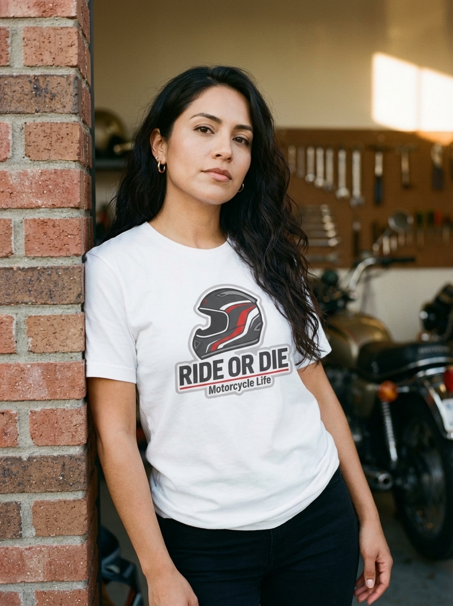 Motorcycle Shirt | Motorcycle Life Streetwear | Gift for Riders | Graphic Tee