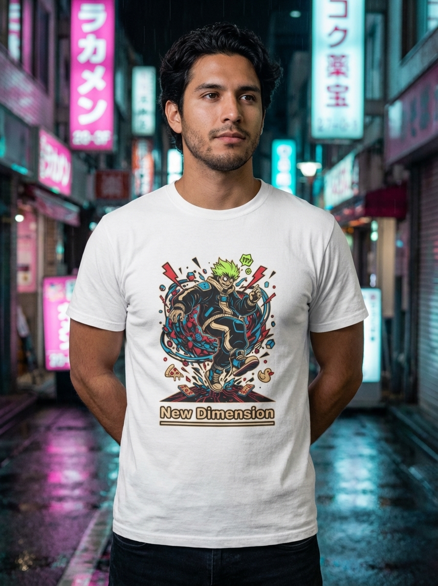 New Dimension - Viral Reality Unisex Softstyle T-Shirt