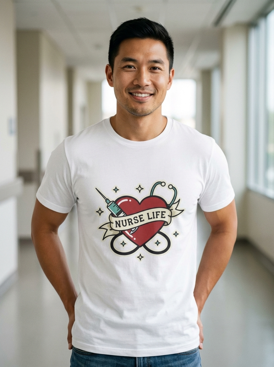 Nurse Shirt | Tattoo Inspired Nurse Design | Gift for Nurses | Graphic Tee