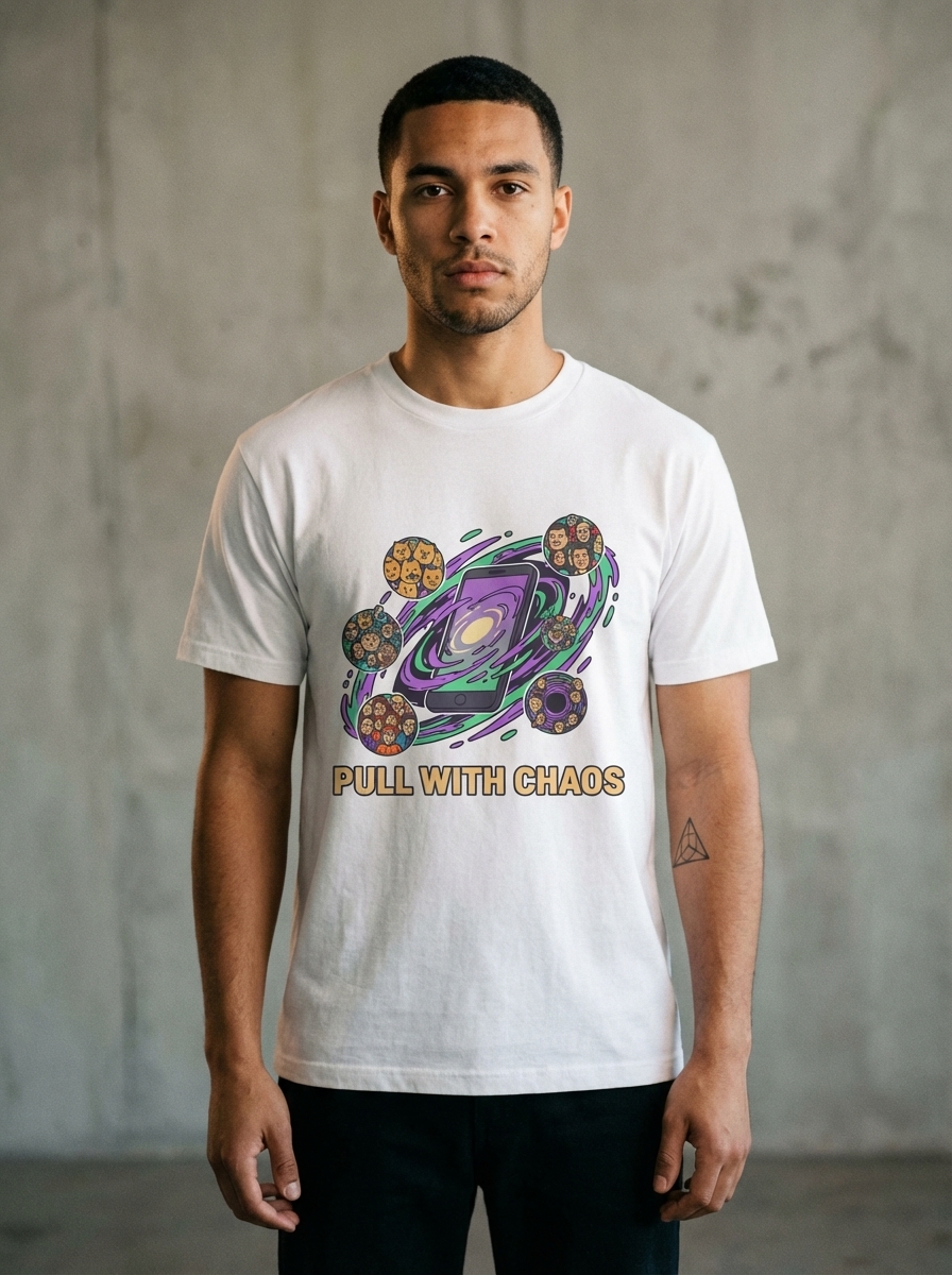 Pull with Chaos - Meme Gravity Unisex Softstyle T-Shirt