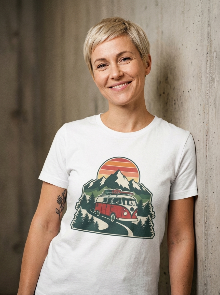 Retro Van Life Adventure T-Shirt