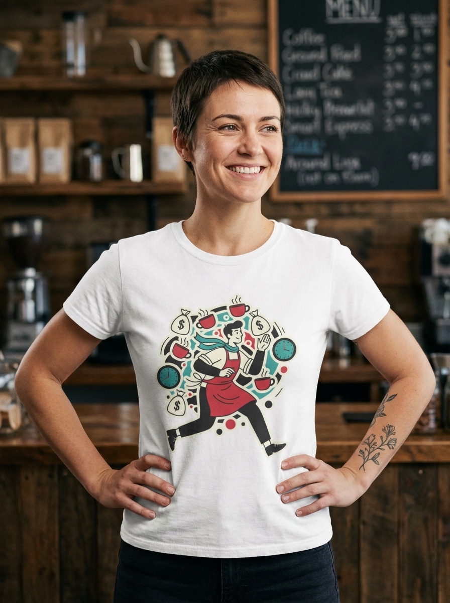 Small Business Hustle Humor T-Shirt