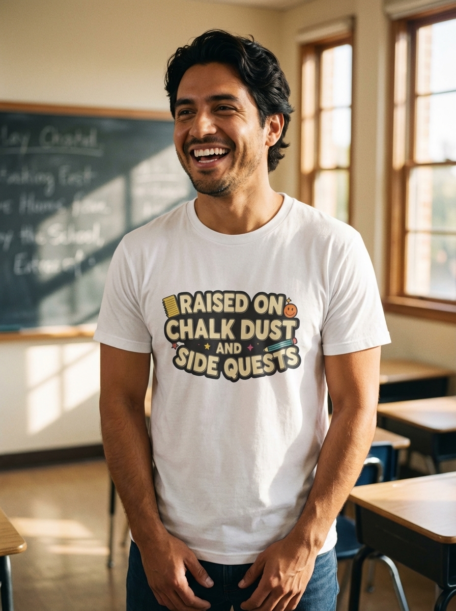 Teacher Shirt | doodle classroom nostalgia | thoughtful teacher gift | graphic tee