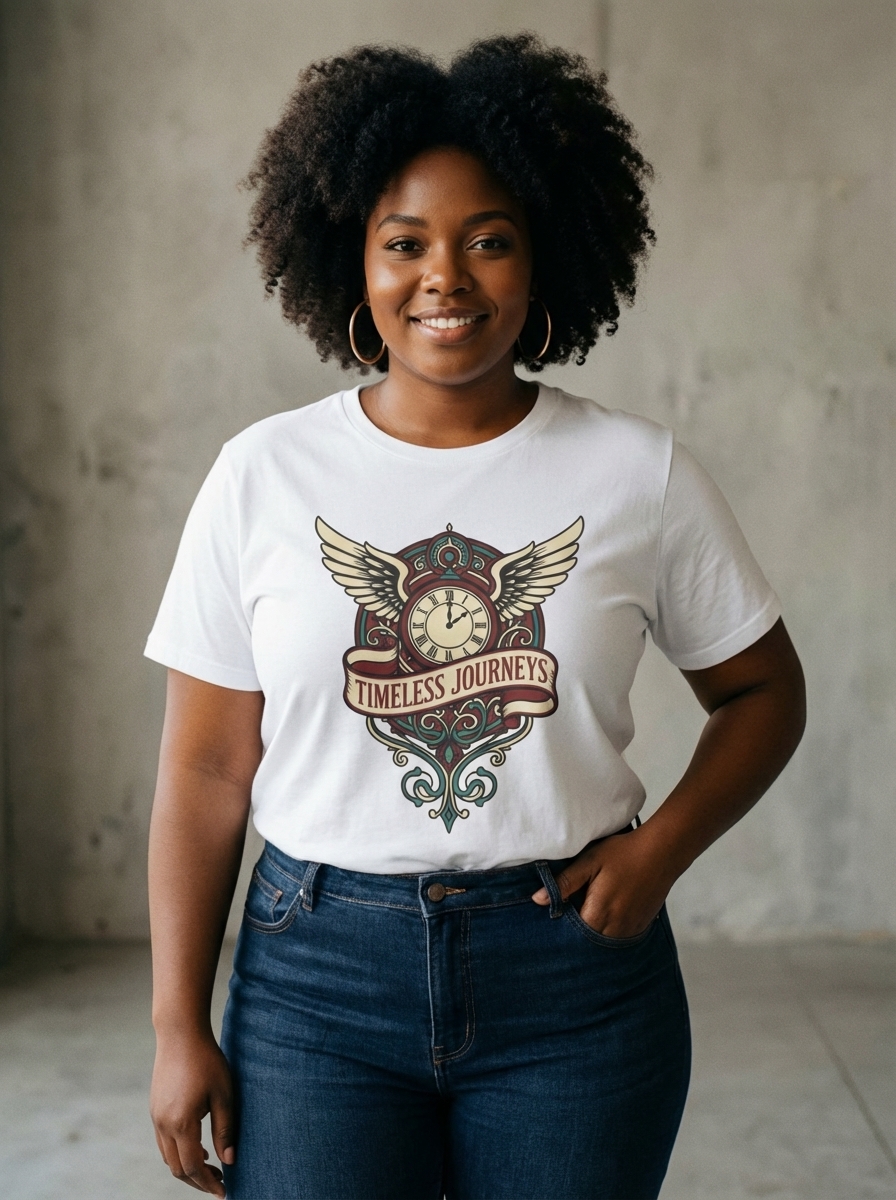 Unisex Retro Vintage Typography T-Shirt