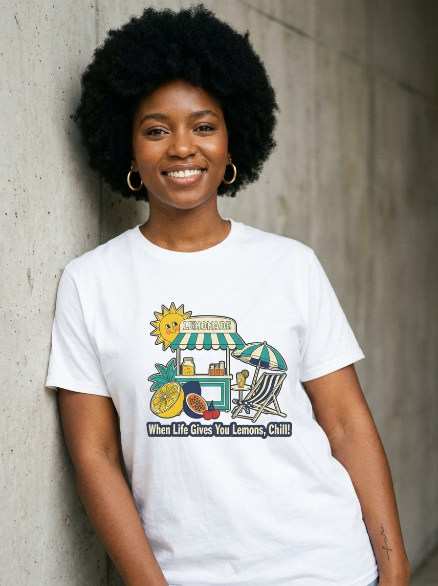 When Life Gives You Lemons, Chill! - Lemonade Stand Summer Vibes Tee