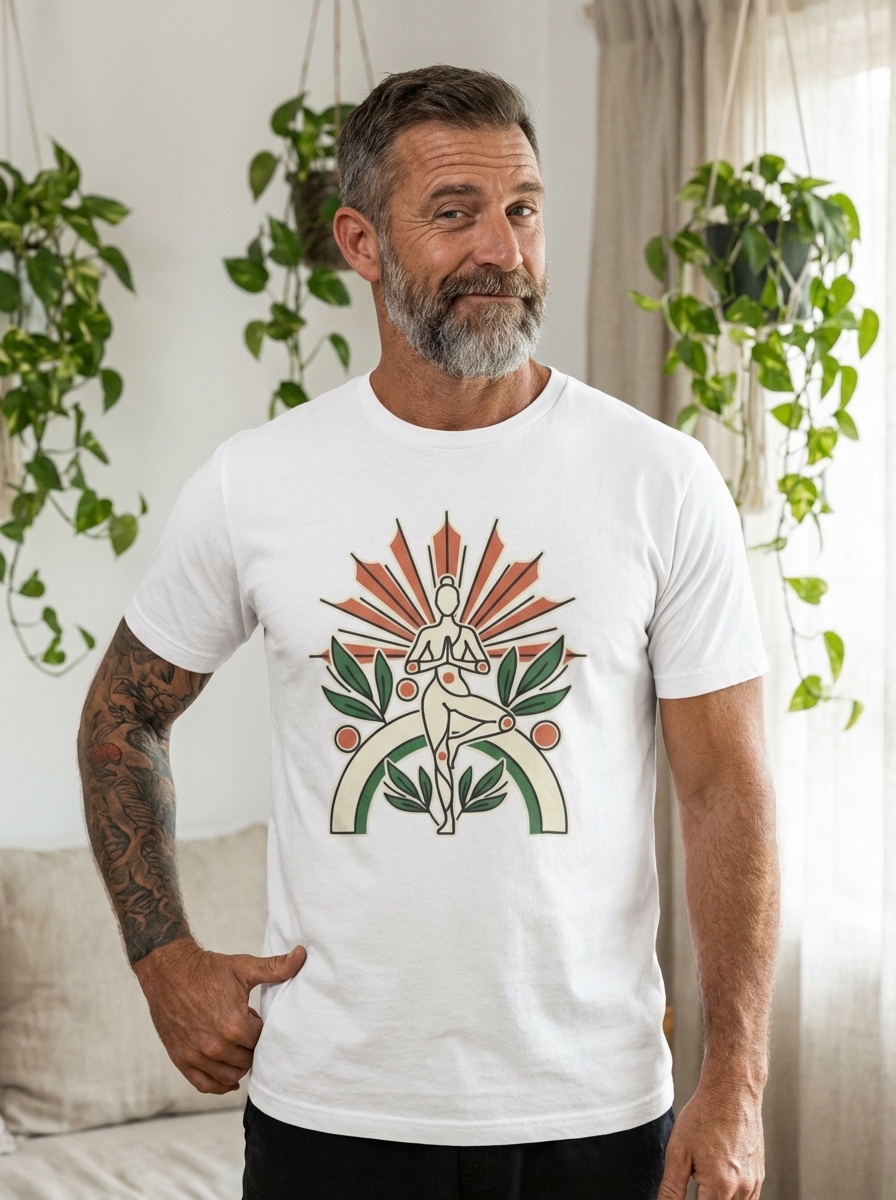 Yoga Lifestyle Wellness T-Shirt – Motivational Design
