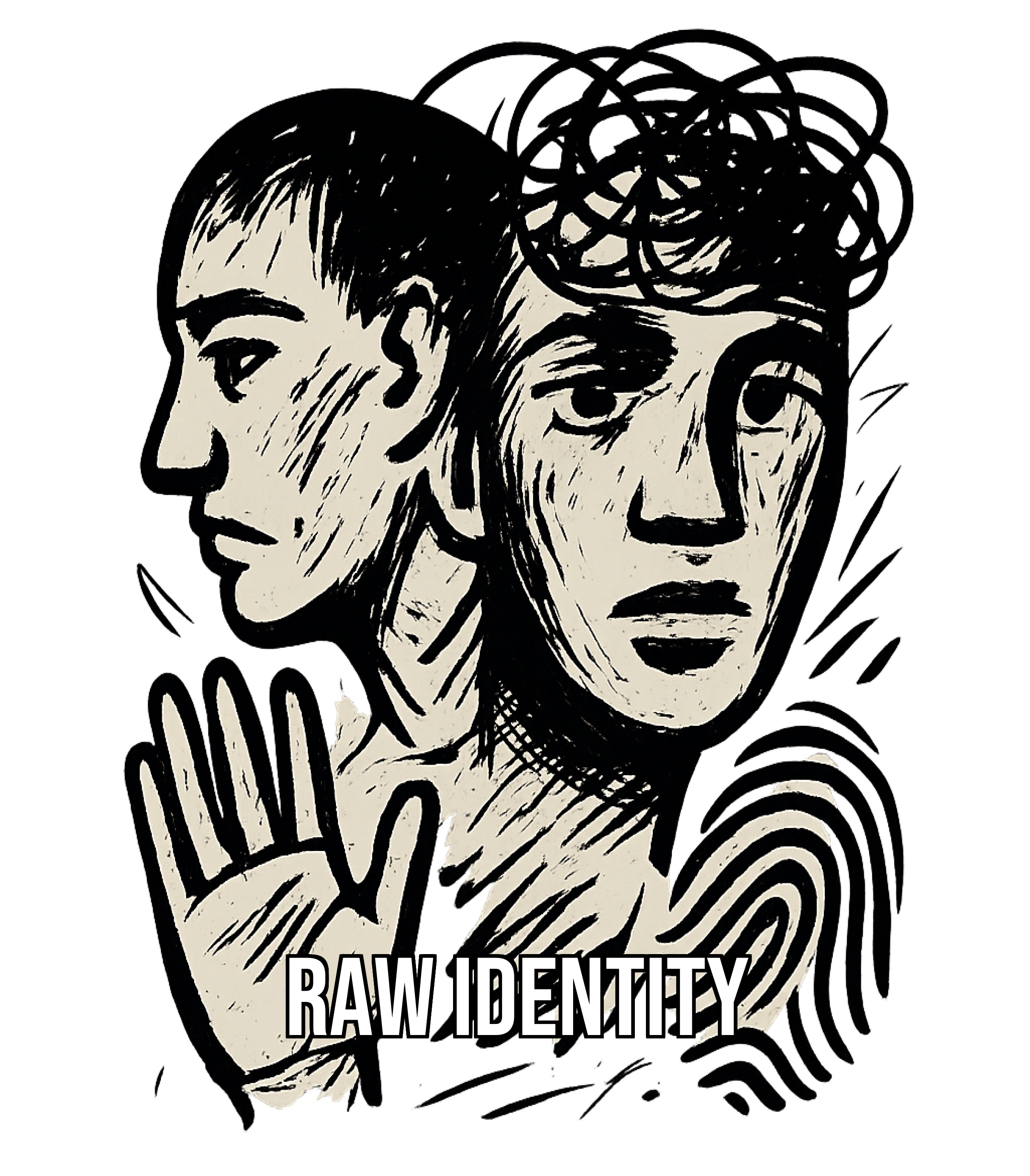 BRAINWAVE SCRIBBLE - FikFu Tee